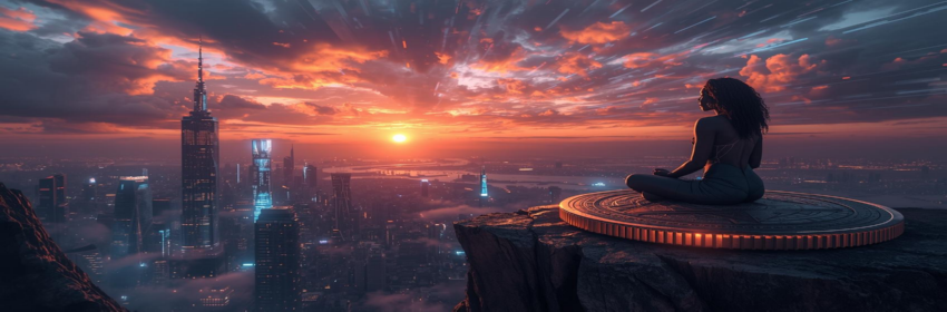 Hands writing daily intentions in a journal